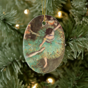 Décoration En Céramique La danseuse verte par Edgar Degas, Ballet Vintage