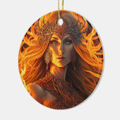 Décoration En Céramique La déesse celtique Brighid Imbolc (Gauche)