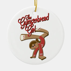 Décoration En Céramique La fille de Gymgerbread - Noël 2017