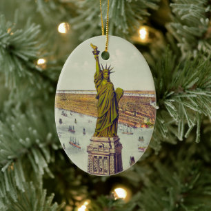 Décoration En Céramique La Grande Statue Bartholdi, Statue de la Liberté