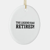 Décoration En Céramique La Légende A Retraité (Droite)