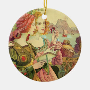 Décoration En Céramique La légende d'or, 1897, de "L'Estampe Moderne",