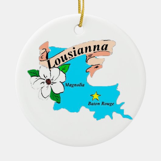 Décoration En Céramique La Louisiane (Devant)