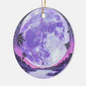 Décoration En Céramique "La Lune impossible"- (Gauche)