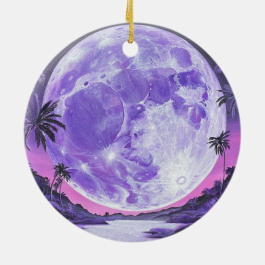 Décoration En Céramique "La Lune impossible"- (Dos)