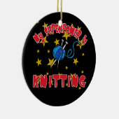 Décoration En Céramique La ma superpuissance tricote (Droite)