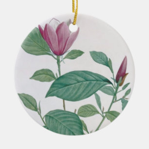 Décoration En Céramique La magnolia se décolorent, gravé par Legrand