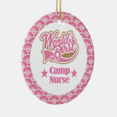 Décoration En Céramique La meilleure infirmière de camp des mondes (Droite)