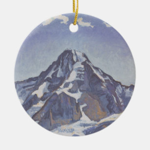 Décoration En Céramique La Montagne Des Moines Aux Nuages (Ferdinand Hodle