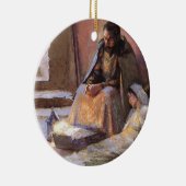 Décoration En Céramique La Nativité De Gari Melchers (Droite)