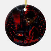 Décoration En Céramique La nuit de noël. (Devant)