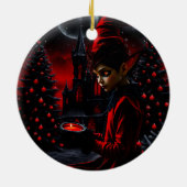 Décoration En Céramique La nuit de noël. (Dos)