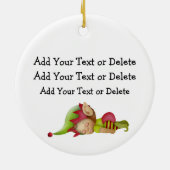 Décoration En Céramique La Père Noël fatiguée de Tracy (Dos)