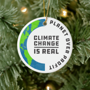 Décoration En Céramique La planète sur le Réchauffement climatique des p