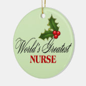 Décoration En Céramique La plus grande infirmière du monde (Gauche)