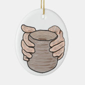Décoration En Céramique La poterie fait les mains (Droite)