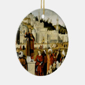 Décoration En Céramique La prêche de Saint-Étienne à Jérusalem (Droite)