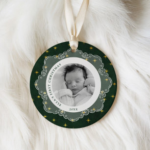Décoration En Céramique La première étoile de Noël de bébé de Bethléem