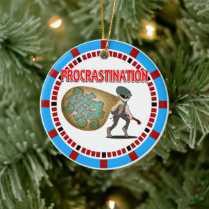 Décoration En Céramique La procrastination est un voleur de temps