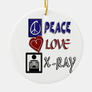 DÉCORATION EN CÉRAMIQUE LA RADIOLOGIE DES RAYONS X DE LA PAIX AIME