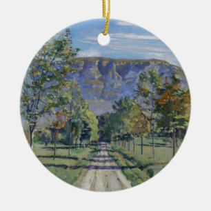 Décoration En Céramique La route vers Evordes (par Ferdinand Hodler)
