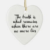 Décoration En Céramique La vérité demeure (Droite)