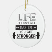 Décoration En Céramique La vie d'haltérophilie (Gauche)