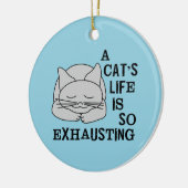 Décoration En Céramique La vie d'un chat (Gauche)