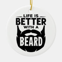 La vie est meilleure avec un homme barbu