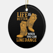 Décoration En Céramique La vie est meilleure quand on peut danser (Gauche)