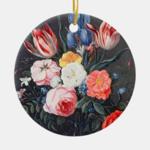 Décoration En Céramique La vie T32511 toujours des fleurs dans un vase,