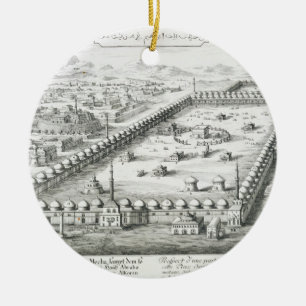Décoration En Céramique La vue de Mecque, de 'einer d'Entwurf historischen