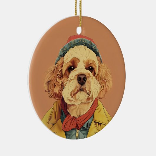 Décoration En Céramique Labradoodle (Droite)