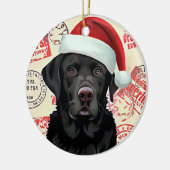 Décoration En Céramique Labrador noir (Gauche)