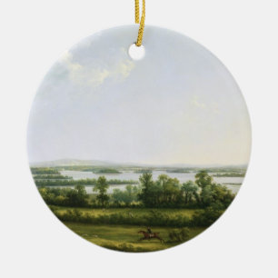 Décoration En Céramique Lac Erne de coup Ninney, avec Bellisle dans