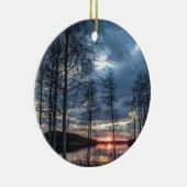 Décoration En Céramique Lac Scenery, Finlande (Droite)