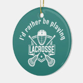 Décoration En Céramique Lacrosse Design  (Gauche)