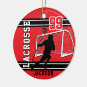 Décoration En Céramique Lacrosse 🥍 Sport - Rouge (Gauche)