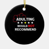 Décoration En Céramique L'Adulte Ne Recommande Pas (Devant)