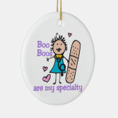 Décoration En Céramique Lady Nurse (Droite)