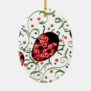 Décoration En Céramique Ladybug