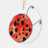 Décoration En Céramique Ladybug (Gauche)