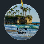 Décoration En Céramique Laguna Beach 2 côté<br><div class="desc">L'une des plages les plus populaires de Californie du Sud est Laguna Beach dans le comté d'Orange. Cette petite crique se trouve un peu au nord de Main Beach Laguna, appelée Crescent Bay. Ici en regardant Twin Points à la journée et Two Rock Point à la tombée de la nuit....</div>