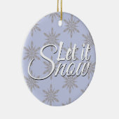 Décoration En Céramique Laisser neiger hiver Flèche de neige (Droite)