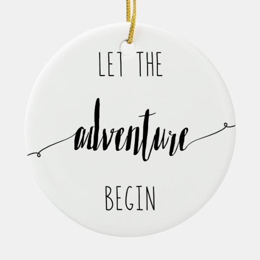 Décoration En Céramique Laissez le devis Aventure Commencer (Devant)