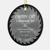 Décoration En Céramique Lame de scie de menuisier (Gauche)