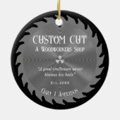 Décoration En Céramique Lame de scie de menuisier (Dos)