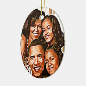 Décoration En Céramique L'amour d'Obama_ (Gauche)
