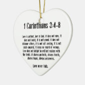 Décoration En Céramique L'amour est patient (Gauche)