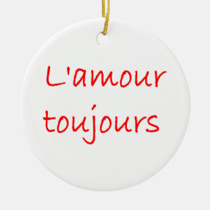 Décoration En Céramique l'amour toujours